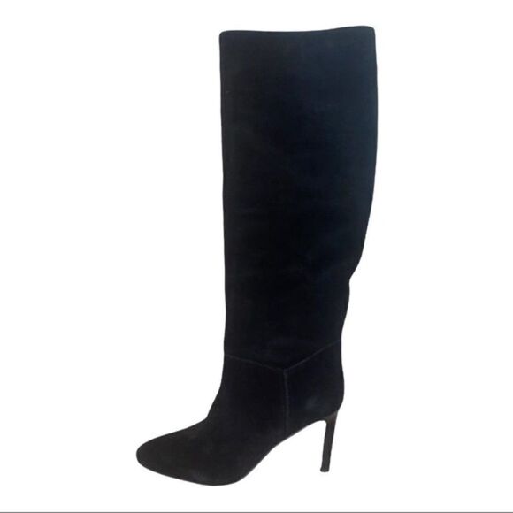 Marc Fisher Zadia Suede Black Knee High Boots 6M - Picture 4 of 9